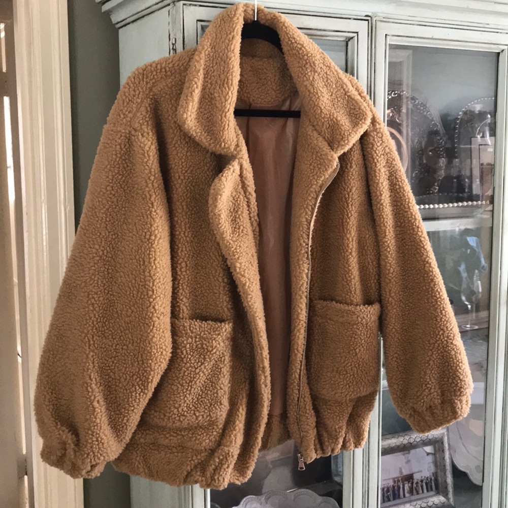 Oversized Teddy Coat